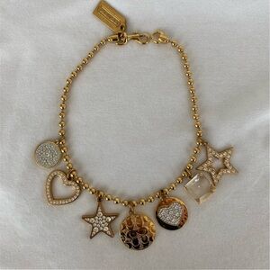 Coach Vintage Statement Charm Necklace